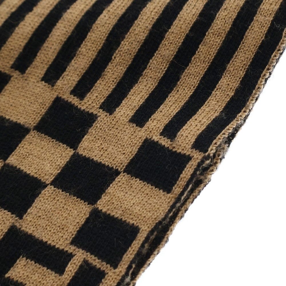 FENDI (フェンディ) FFロゴ ズッカ柄 ぺカン柄 マフラー