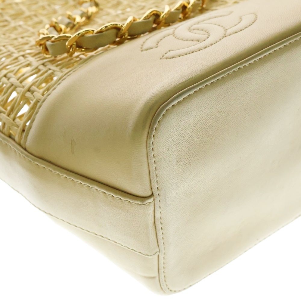 W12-038 CHANEL シャネル チェーン ストラップ ココマーク 金金具 楽天市場】CHANEL シャネル/トリプルココマーク/巾着チェーン