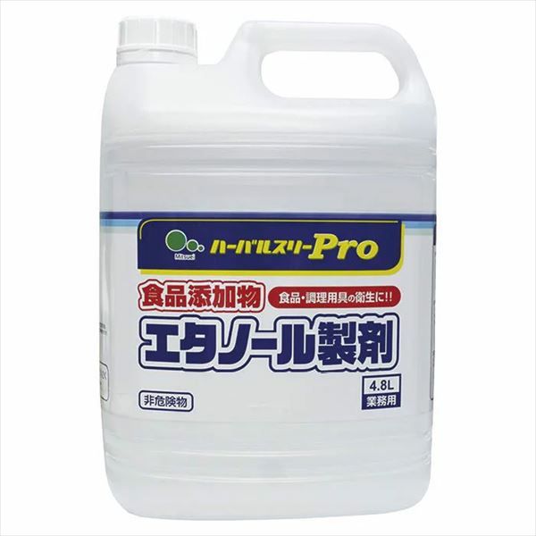 【まとめ買い-3点セット】ハーバルスリープロ　食添エタノール　４８００ｍｌ 【 ミツエイ 】 【 食器用漂白 】