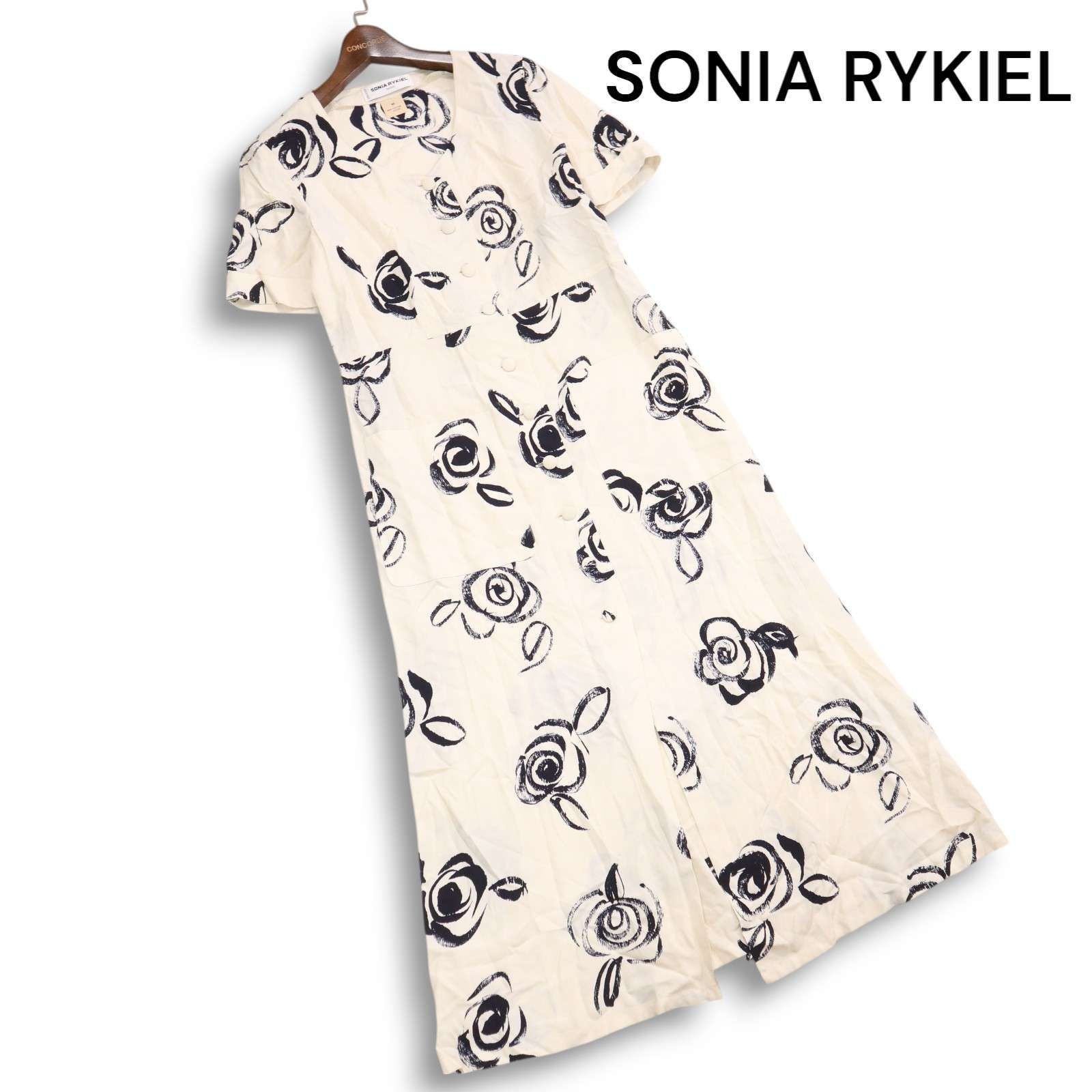SONIA RYKIEL ソニアリキエル　イナズマチェリー柄トップス 再入荷アイテム SONIA ソニアリキエルイナズマチェリー柄