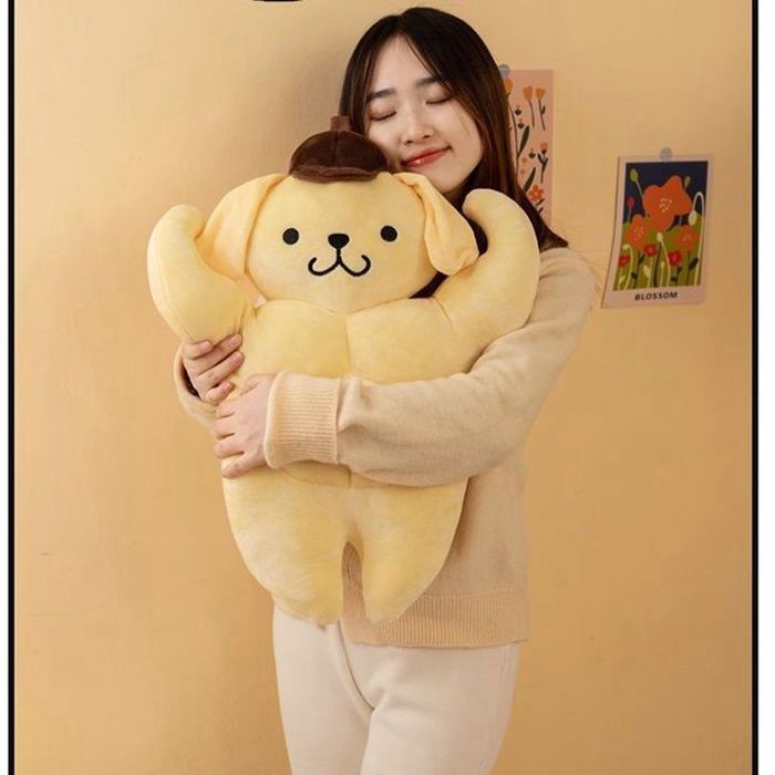 ポムポムプリン ぬいぐるみ 筋肉 超可愛い 人気 プレゼント 60cm