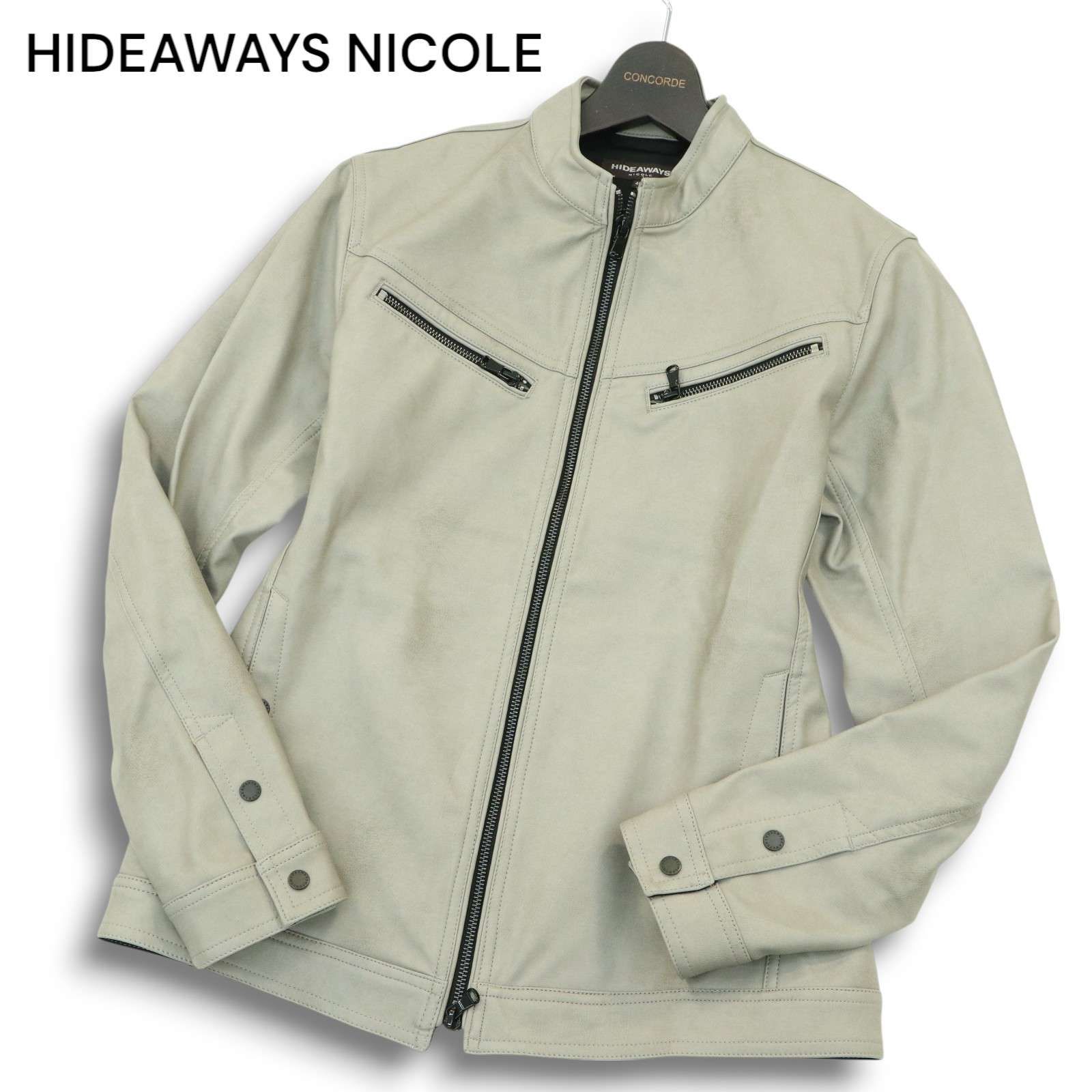 NICOLE 限定30周年モデル　レザーシングルライダース　ニコル　ゴートレザー NICOLE 限定30周年モデル レザーシングルライダース ニコル