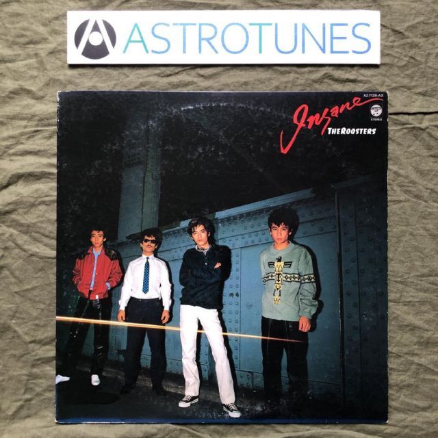 The Roosters　Insane　ルースターズ　インセイン　レコード　LP 美盤 1981年 オリジナルリリース盤 ルースターズ Roosters LPレコード