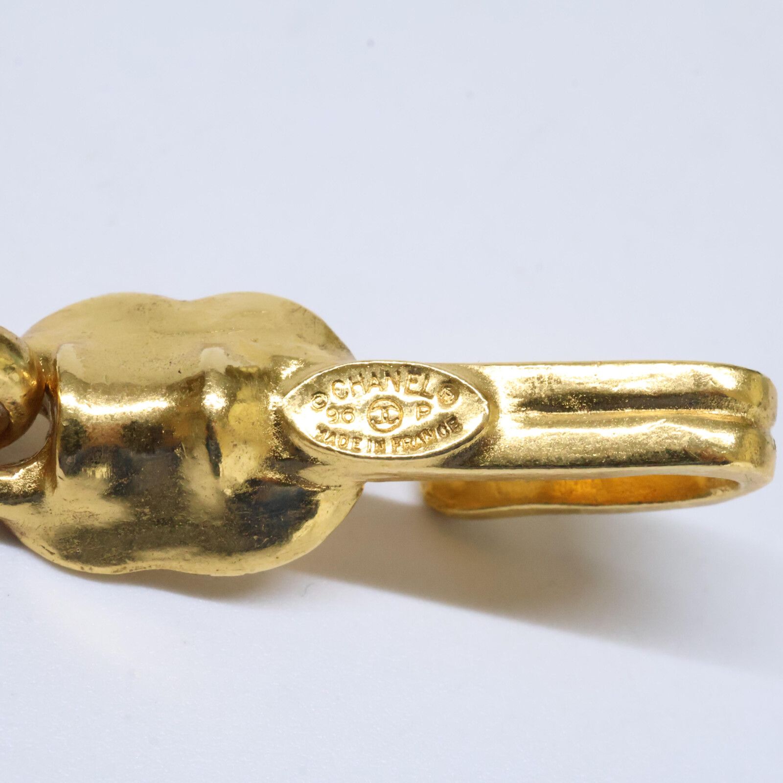 CHANEL シャネル 【美品】96P サークルココマークトップ/プレート  