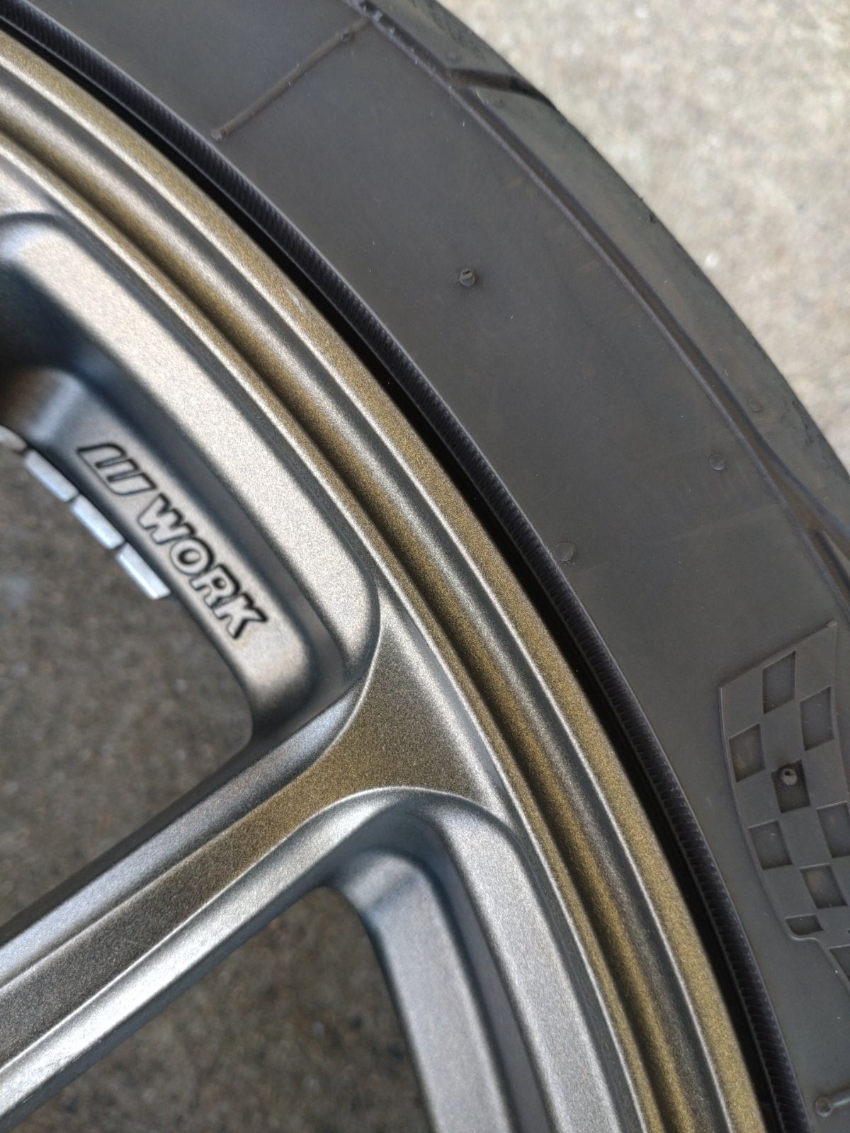 work ワーク emotion エモーション ホイール kiwami 18インチ 7.5j 47 114.3-5H＆ NANKANG NS-2R 215|35R18 1本のみ FFCRYSTALESIA_COM