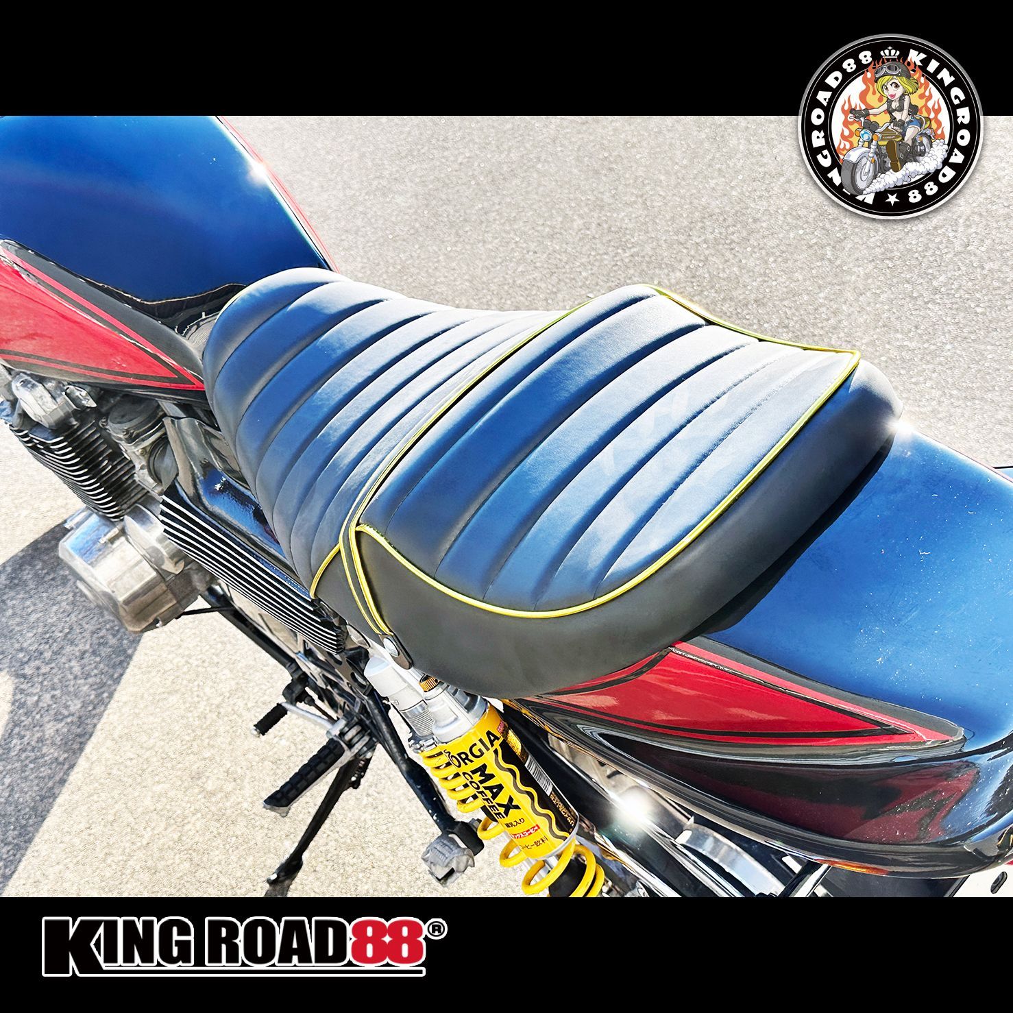 カワサキ ゼファー400 Ⅰ型・Ⅱ型 前期 ZR400C KingRoad88 タック 