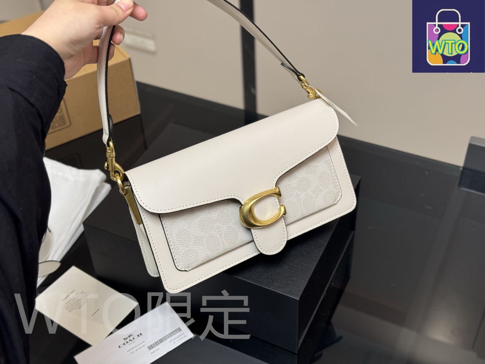 今日特価】Coach Tabby ワインレッド レザー ショルダーバッグ