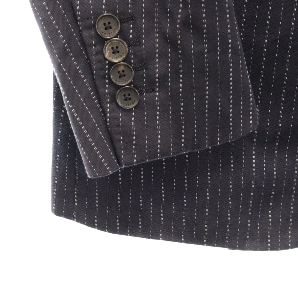 ルイヴィトン 06SS ロゴ刺しゅう テーラードジャケット メンズ 54｜メンズ 