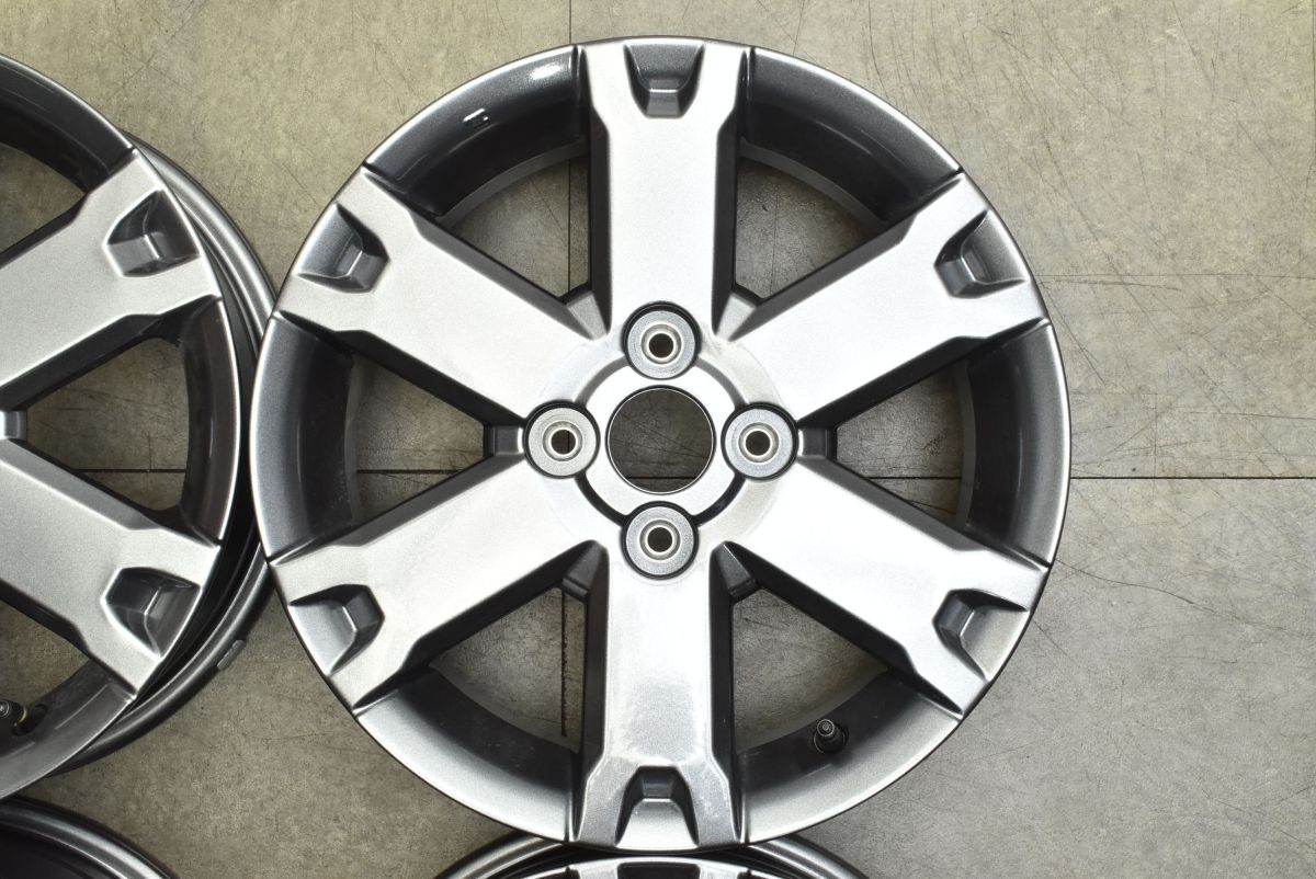 美品 ダイハツ タントファンクロス 純正ホイール 15インチ (※タフトもOK) 新車外し品】ダイハツ タント ファンクロスターボ 純正 15in 4.5