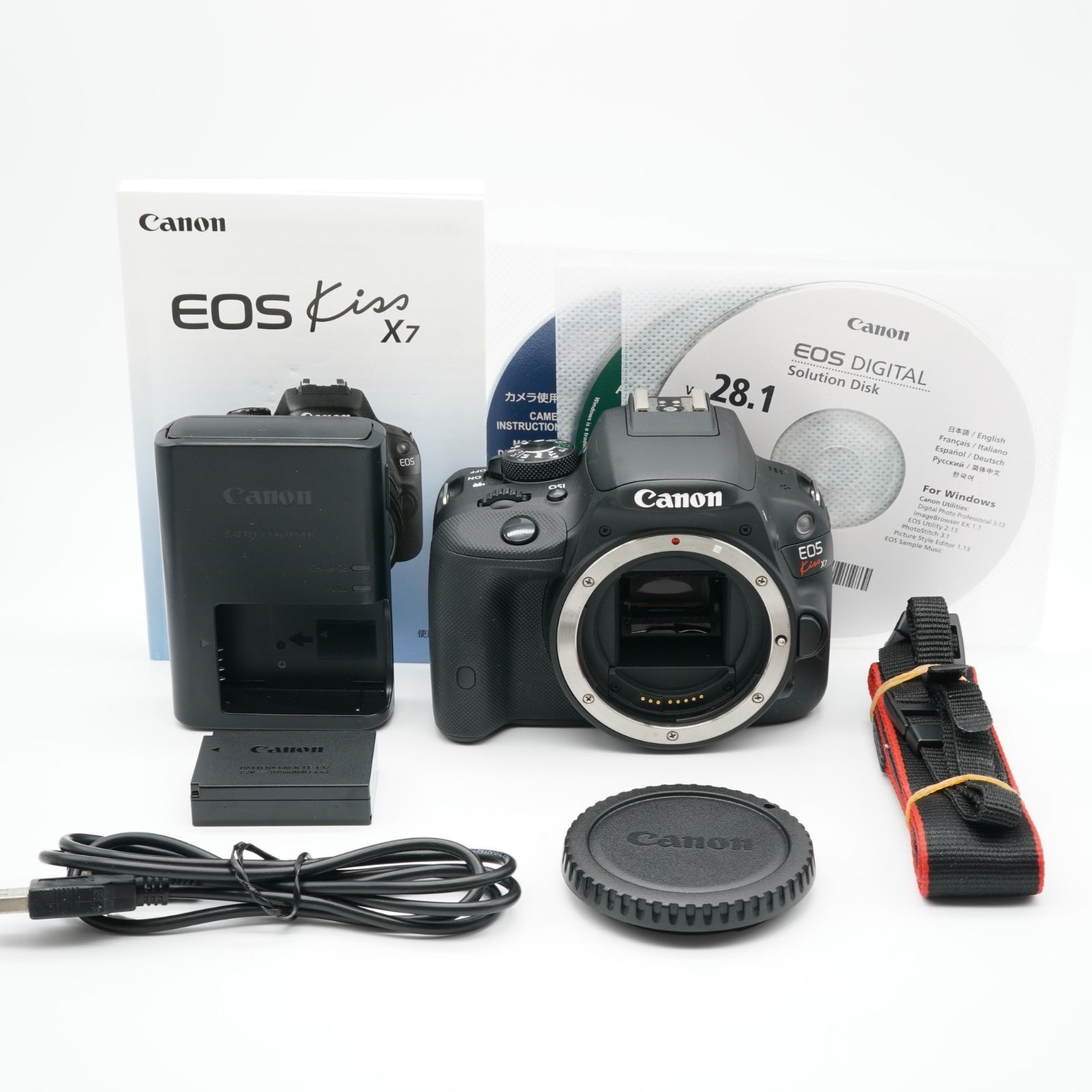 ほぼ新品 Canon キヤノン デジタル一眼レフカメラ EOS Kiss X7