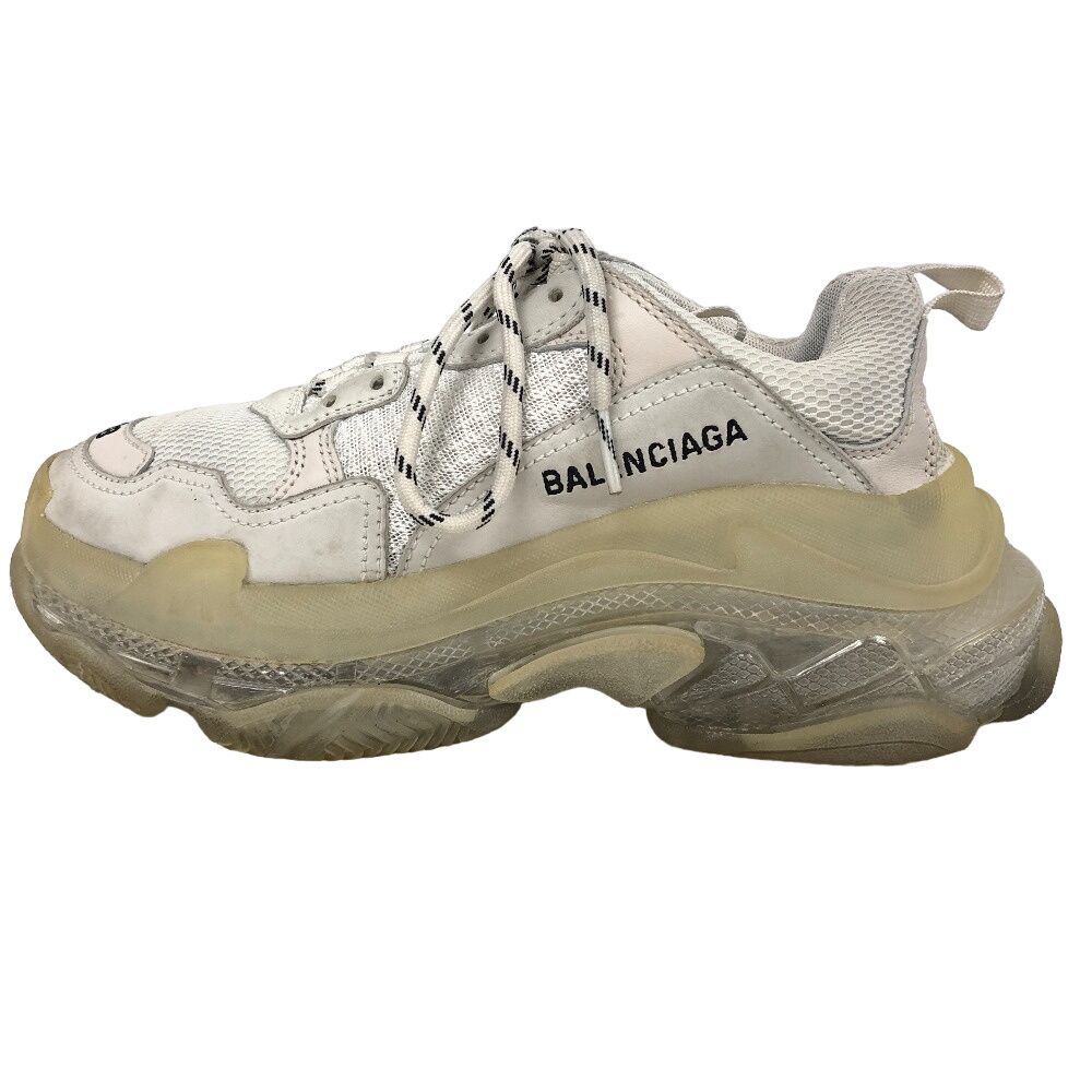 BALENCIAGA/バレンシアガ  544351 トリプルＳ レザー スニーカー ホワイト レディース ブランド