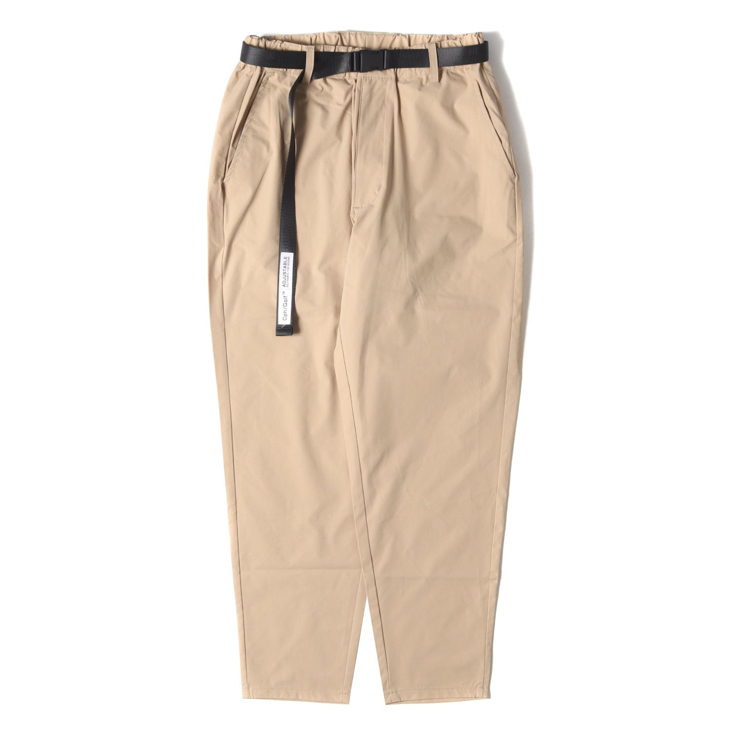 美品 Captains Helm Tokyo キャプテンズヘルム パンツ サイズ:M 23AW GOLF アジャスタブル ストレッチ イージーパンツ ADJUSTABLE PANTS ベージュ ボトムス ズボン 【メンズ】