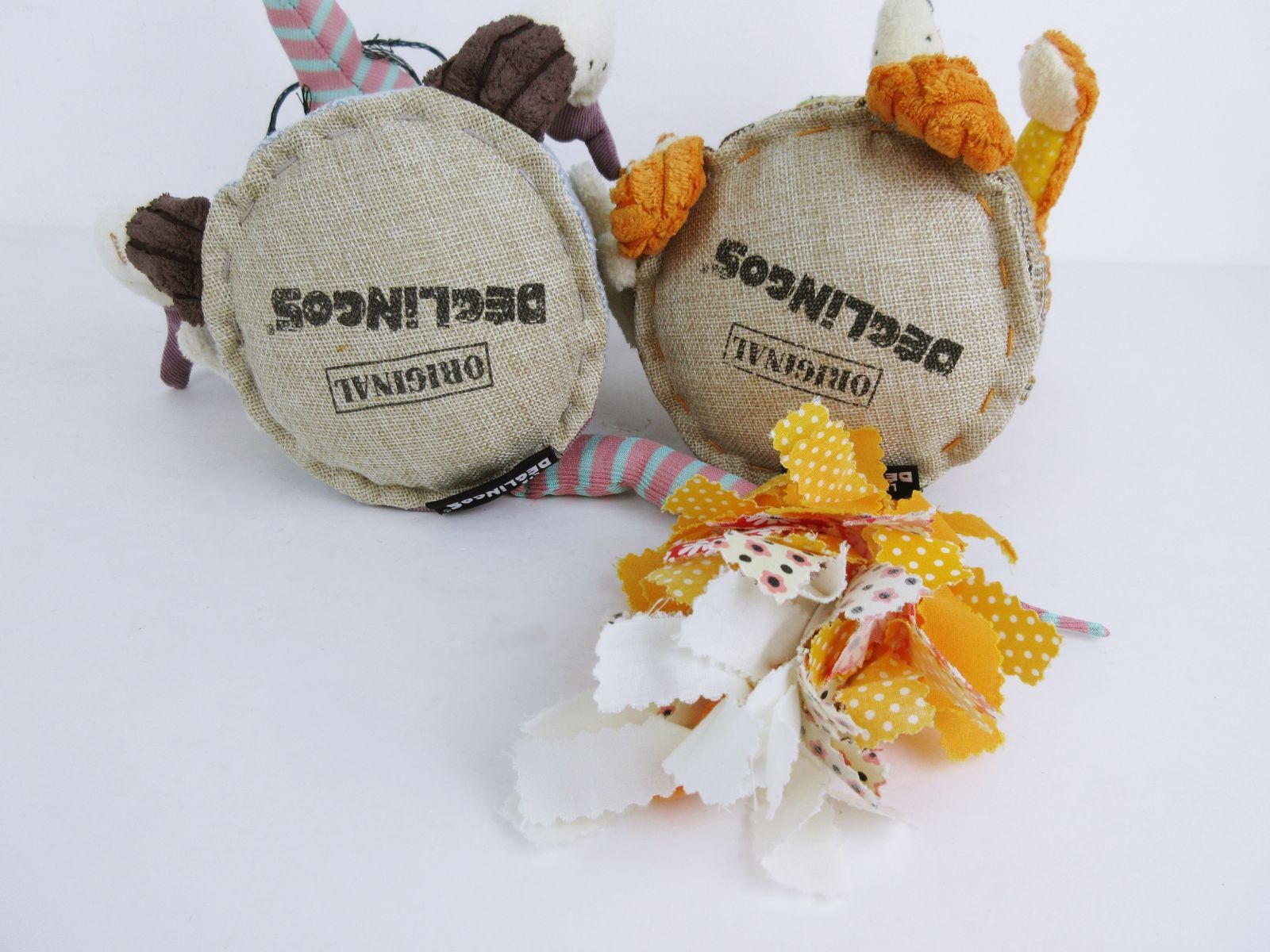 広店】DEGLINGOS ぬいぐるみ キツネ ネズミ 2体セット【724-0234 