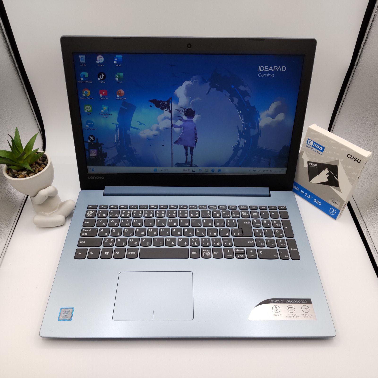 レアでオシャレな一台】レノボ・デニムブルー☆7世代i7☆新品SSD512GB