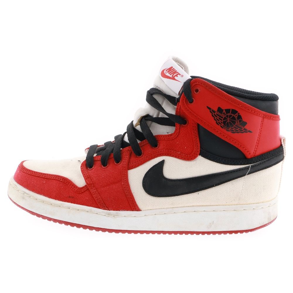 NIKE (ナイキ) AIR JORDAN 1 KO HIGH OG エアジョーダン ノックアウト シカゴ ハイカットスニーカー レッド/ホワイト  US10/28cm 6384721-101 - メルカリ