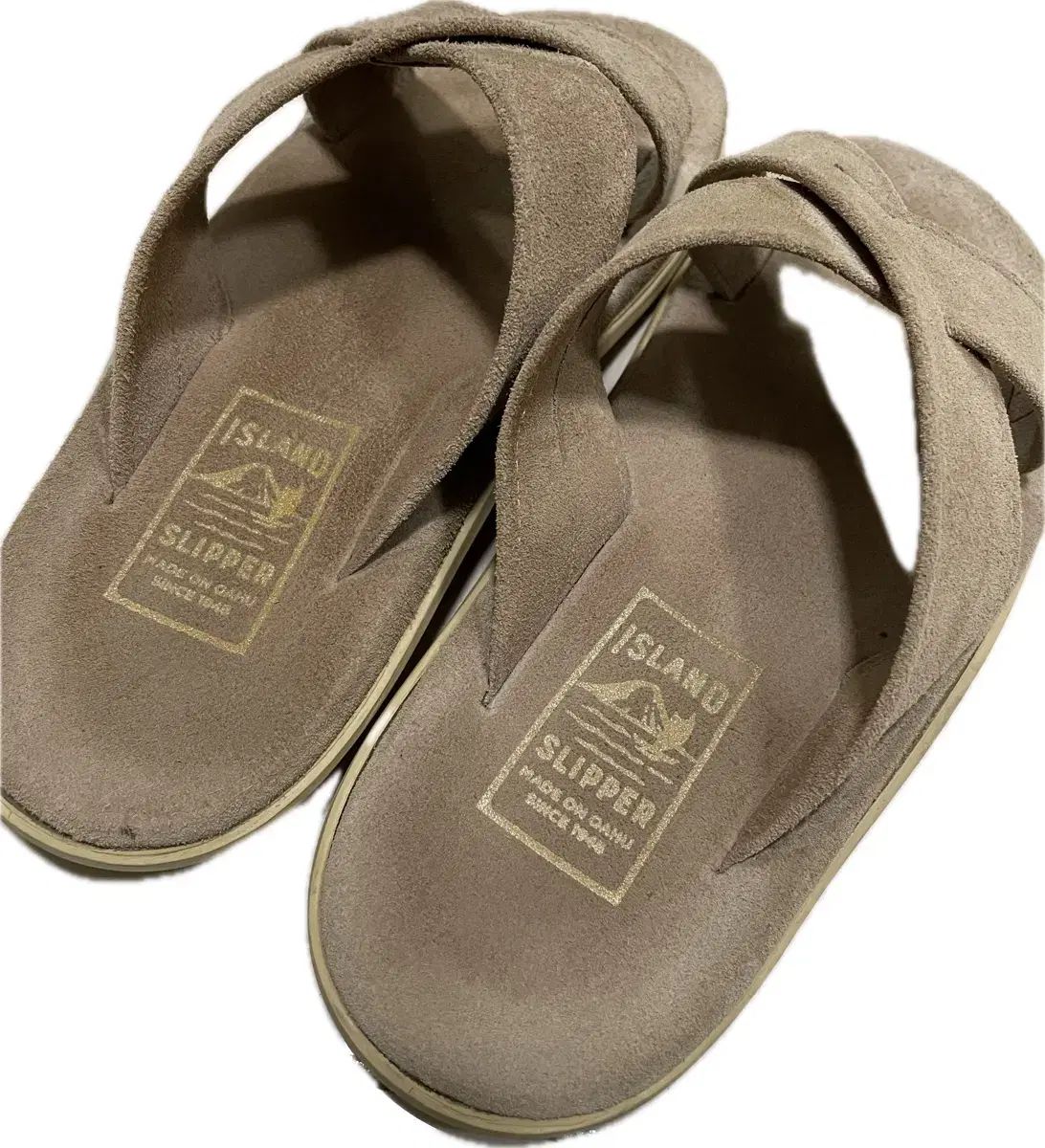 ISLAND SLIPPER アイランドスリッパ スエード リボン サンダル PT222 ISRAND SLIPPER(アイランドスリッパ) スエード スライド トープ 10size
