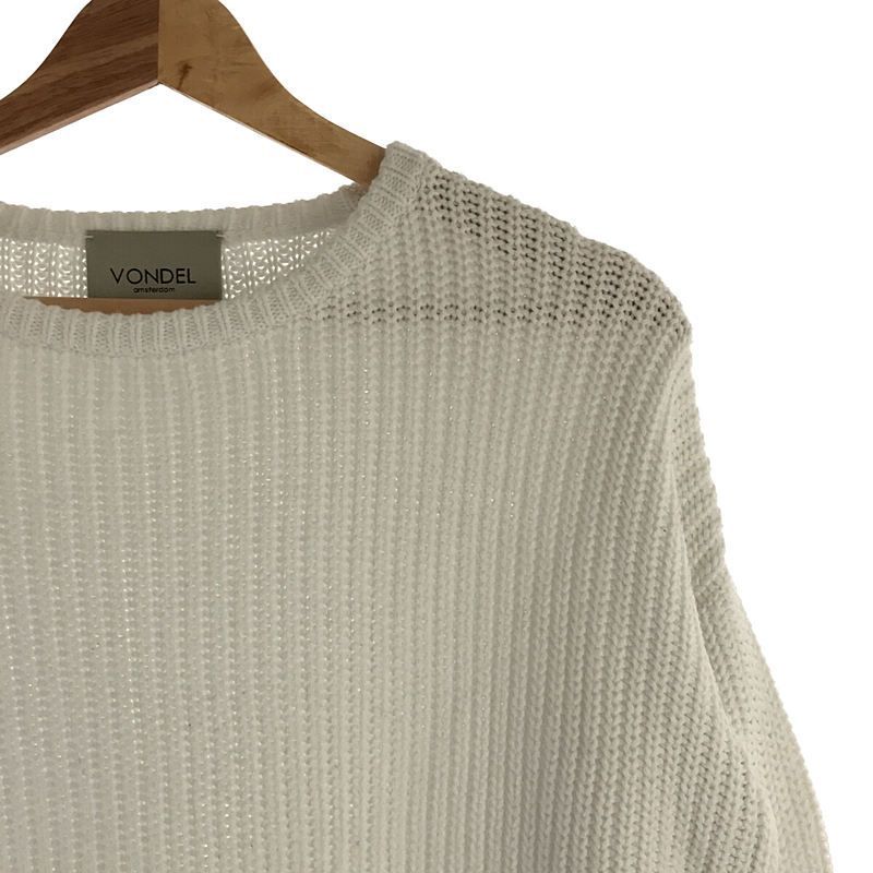 新品 フォンデル 畦編みコットンニット VONDEL コットンニット 畦編み  