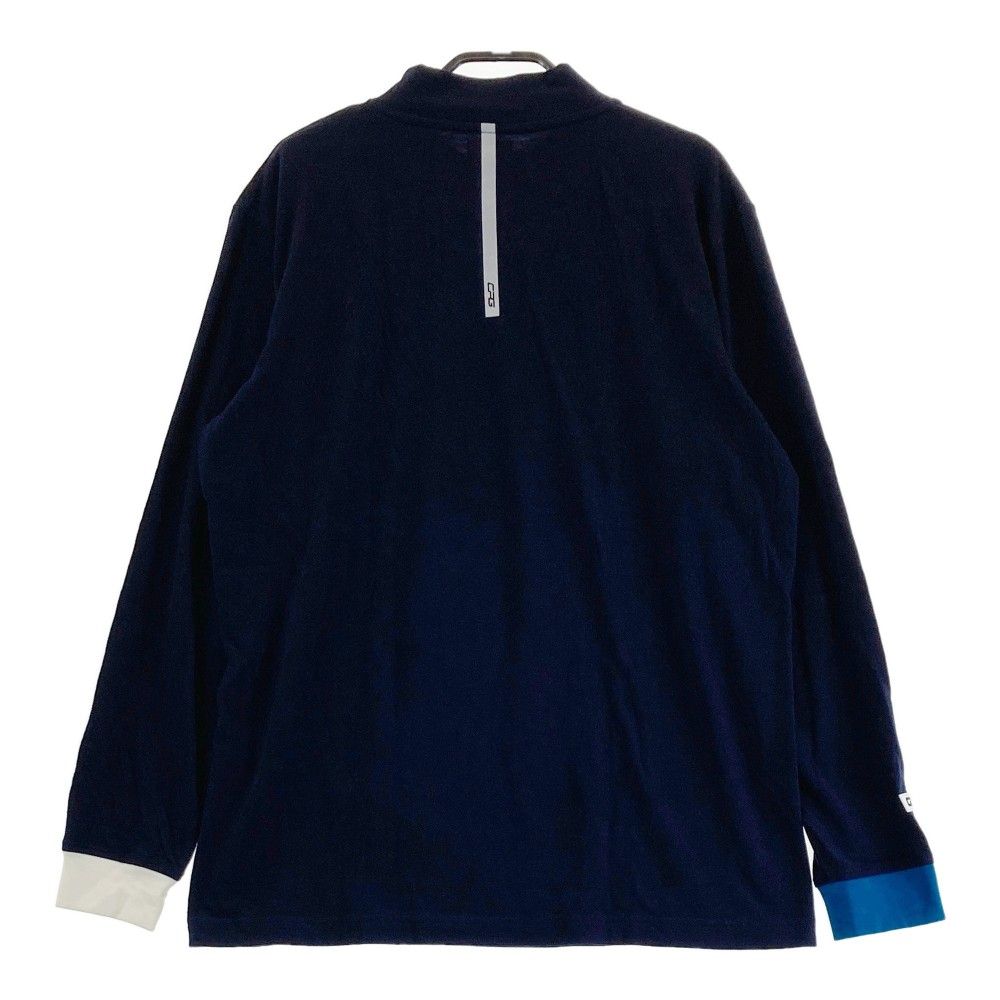サイズ：4 CPG GOLF シーピージーゴルフ  ハイネック 長袖Tシャツ 総柄 ブラック系 [240101453281] ゴルフウェア メンズ ストスト サイズ：4 CPG GOLF シーピージーゴルフ ハイネック 長袖Tシャツ