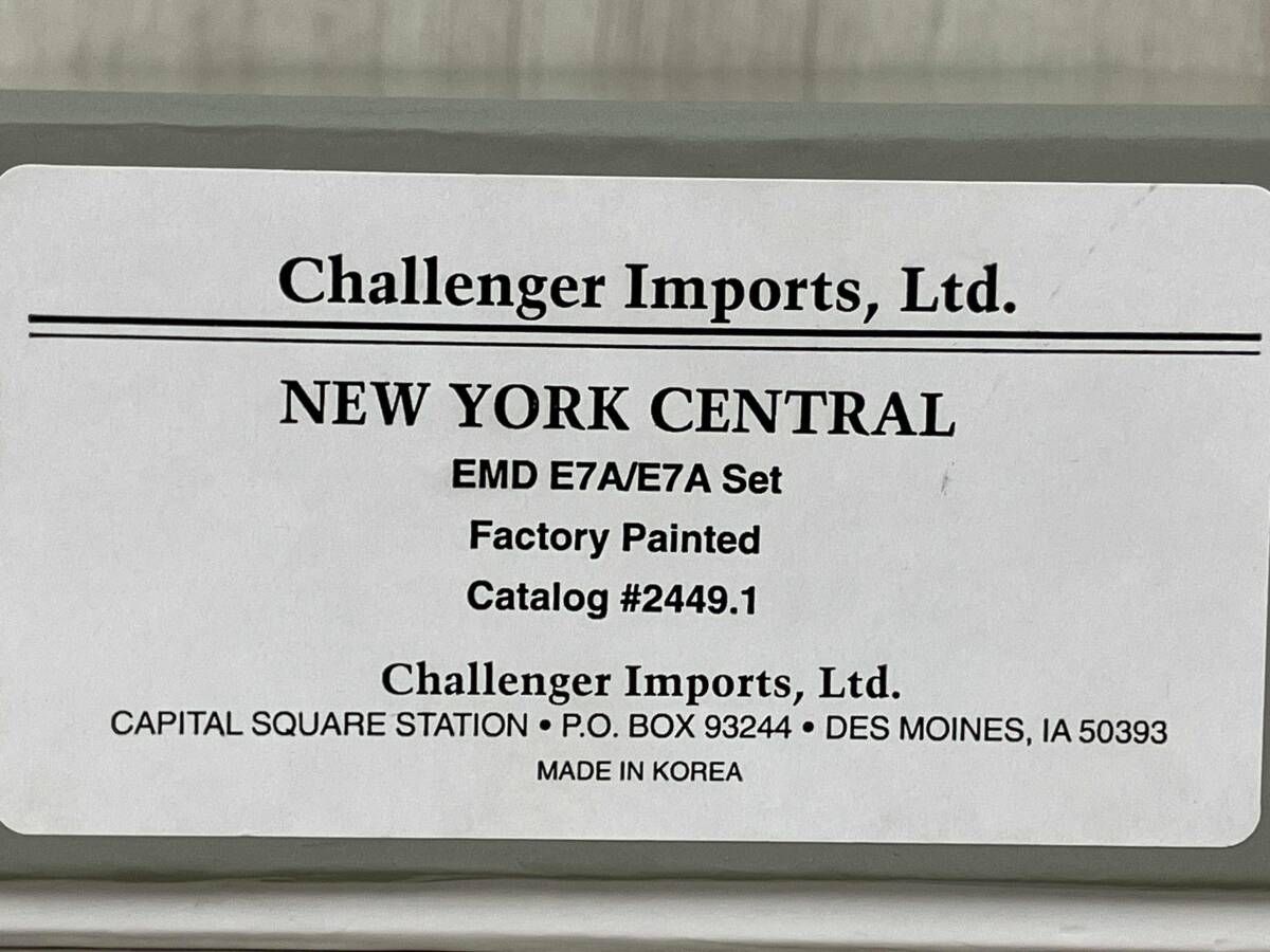 HOゲージ Challenger Imports Ltd NEW YORK CENTRAL EMD E7A|E7A set Challenger Imports