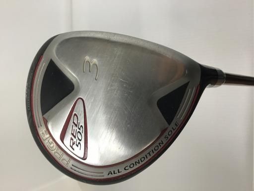 【中古】 プロギア RED 505 3W フェアウェイウッド FW RED 505(フェアウェイ) (フレックスS) メンズ 男性用 右利き 右用 Cランク ゴルフクラブ フェアウェイウッド