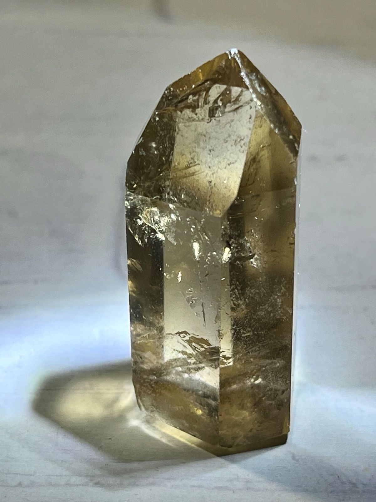 恋愛・ビジネス✨　レインボー　非加熱　シトリン　クォーツ ポイント　原石 恋愛・ビジネス✨ レインボー 非加熱 シトリン クォーツ ポイント 原石