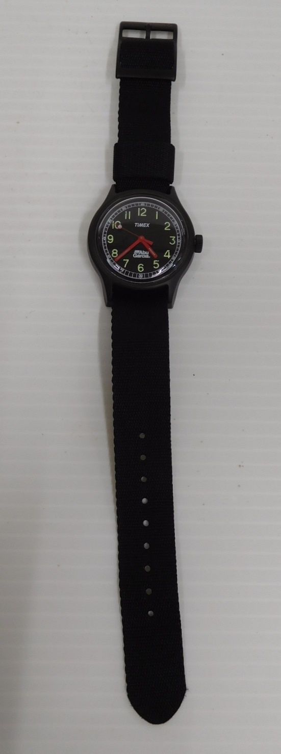Timex x Abu Garcia Camper クォーツ ブラック TW2V37900 ケースあり囗 