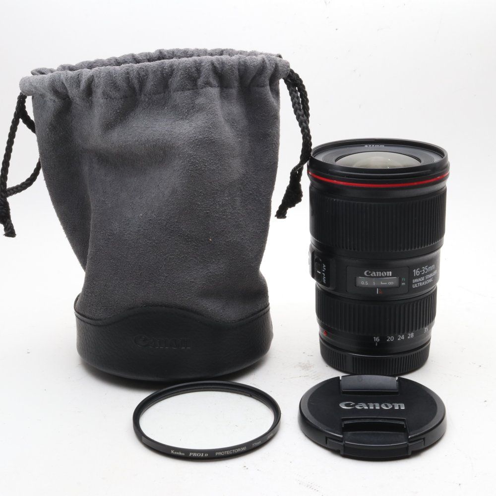 Canon 広角ズームレンズ EF16-35mm F4L IS USM フルサイズ対応 EF16-3540LIS