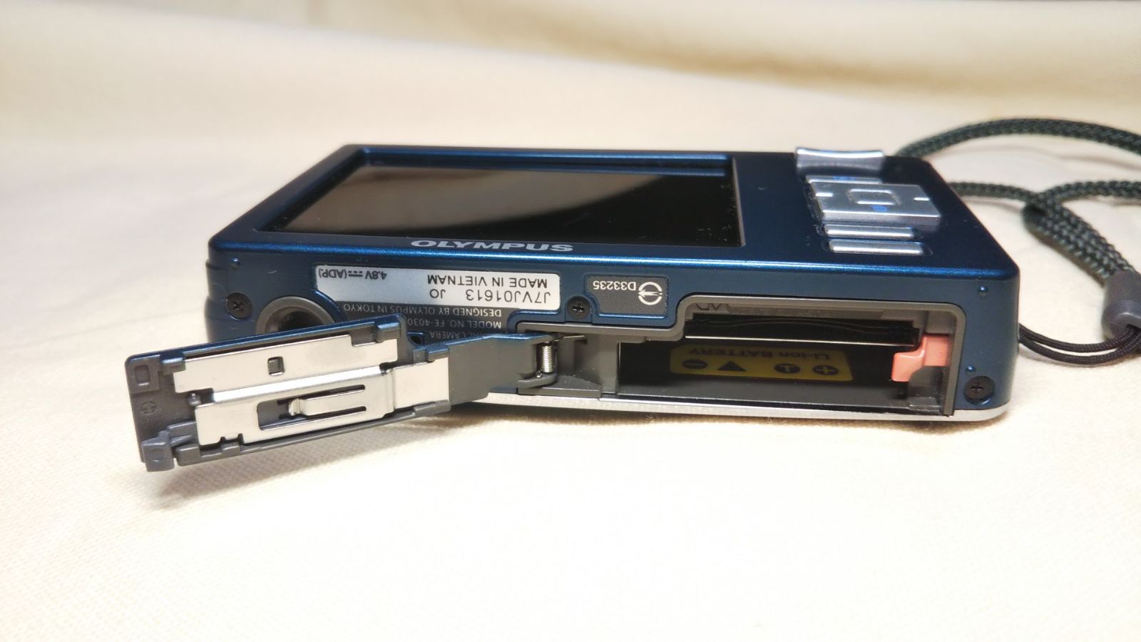 【美品】OLYMPUS FE-4030 ブルー　コンパクトデジタルカメラ 美品】OLYMPUS FE-4030 ブルーコンパクトデジタルカメラ