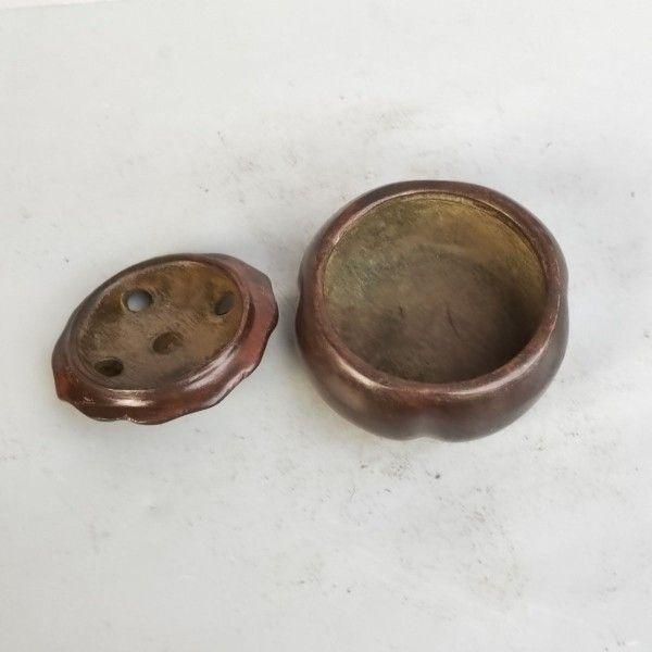 竜蓋香炉 茶道具 香道具 工芸品 美術品 置物 銅 細工 茶道具 香道具 蓋置 置物 獅子香炉 銅製 工芸品 美術品