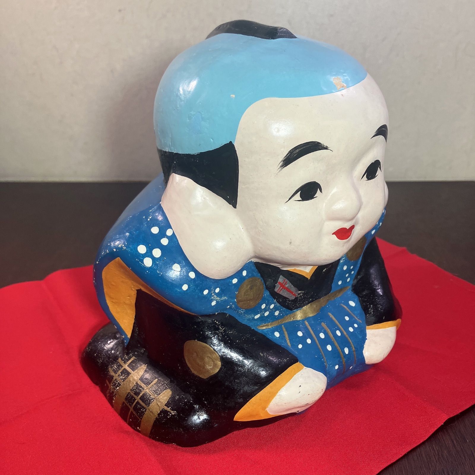 福助 置物 貯金箱 縁起物 骨董品 アンティーク レトロ 人形 商売