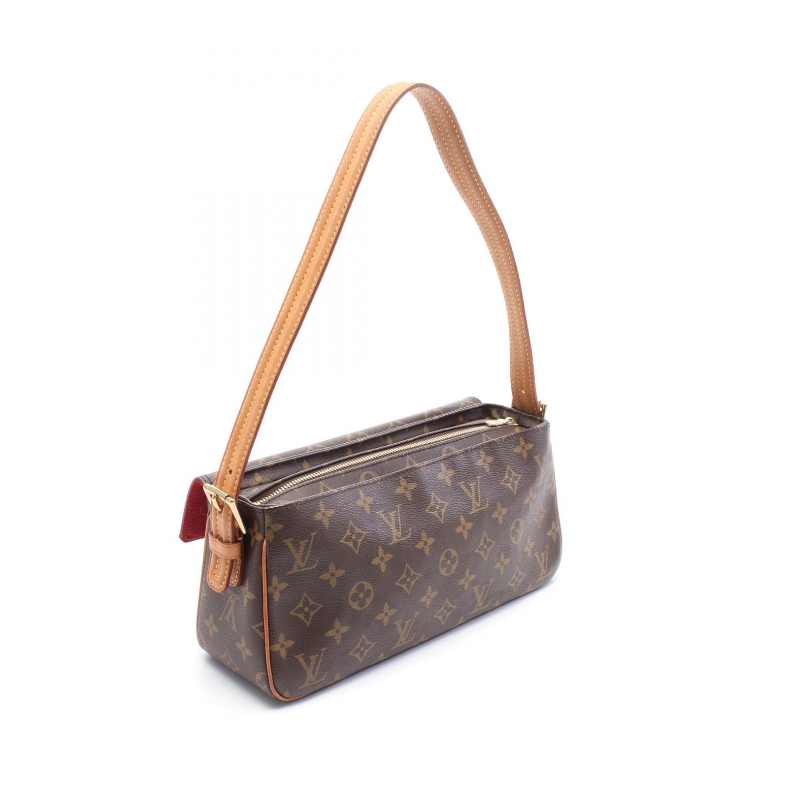 ルイ ヴィトン LOUIS VUITTON ショルダーバッグ ヴィバシテMM M51164 PVCコーティングキャンバス レザー ヴィバ シテMM レディース Used B