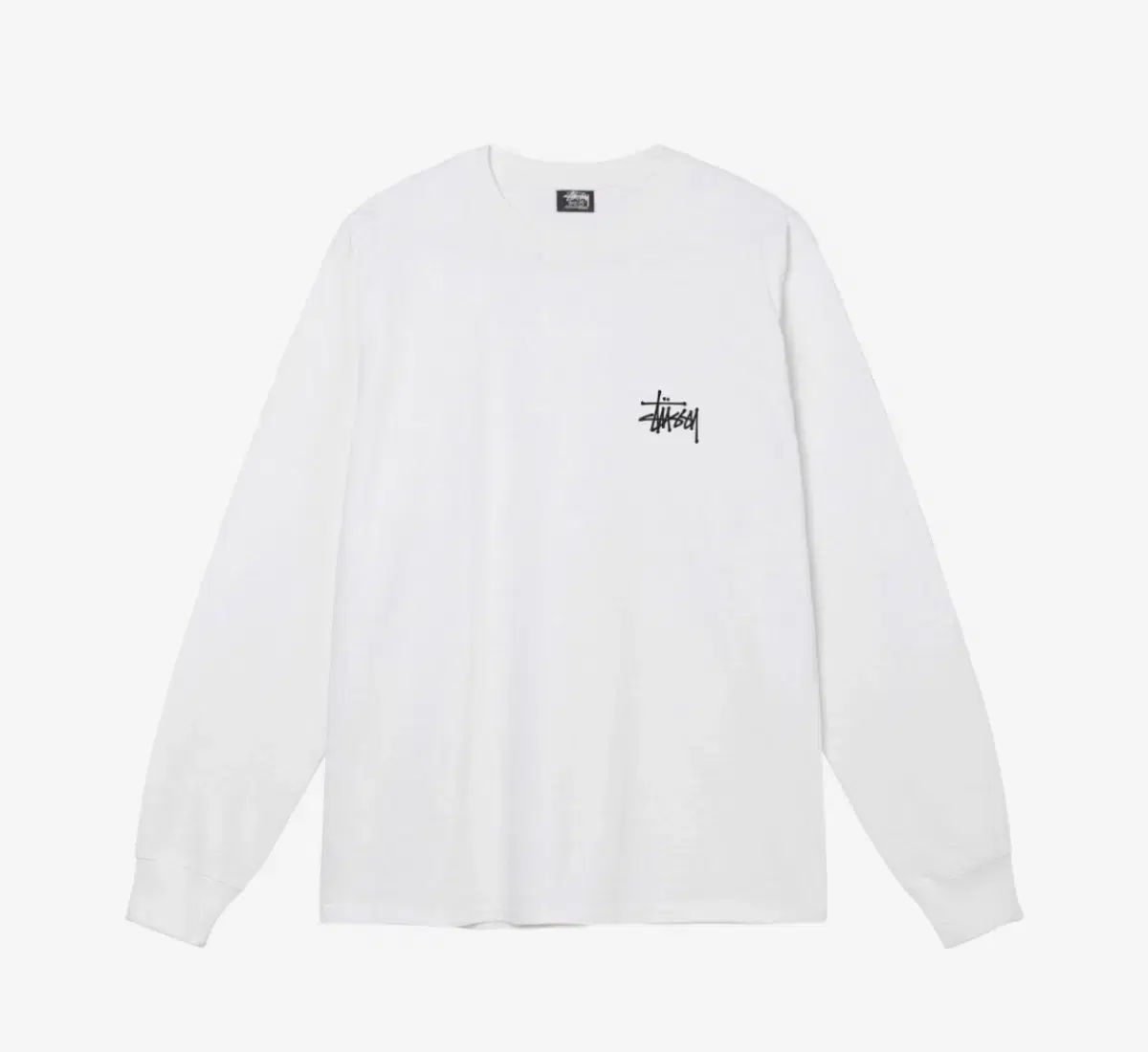 STUSSY ステューシー ベーシック 長袖 ロングスリーブ Tシャツ 白 2025
