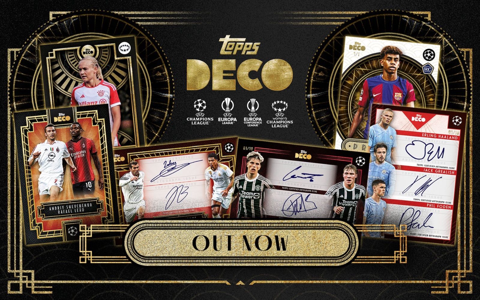 新品 未開封】Topps UEFA Club Competitions Deco 2023/24 Set 1Box ① 