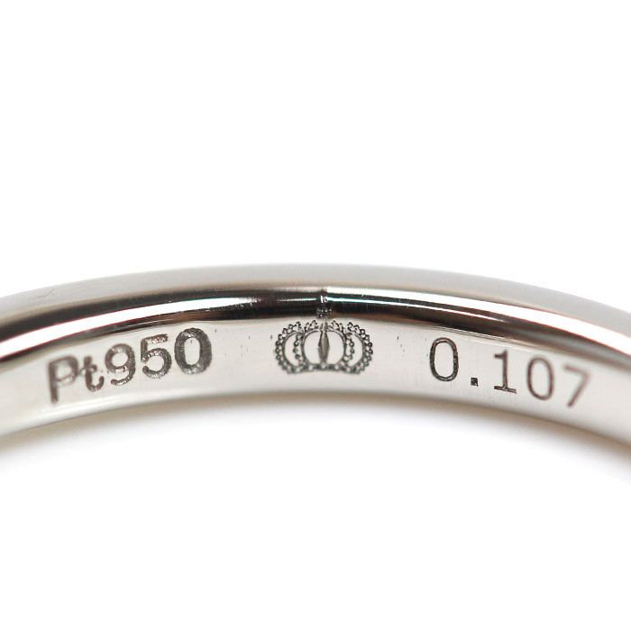 店内商品がすべてレジにて半額！！ ASSCHER ROYAL ロイヤル・アッシャー リング Pt950プラチナ アクセサリー