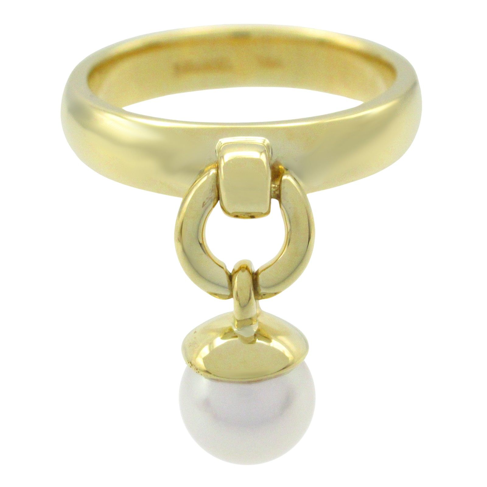 ティファニー TIFFANY＆CO リング・指輪 パール リング #9.5 K18 