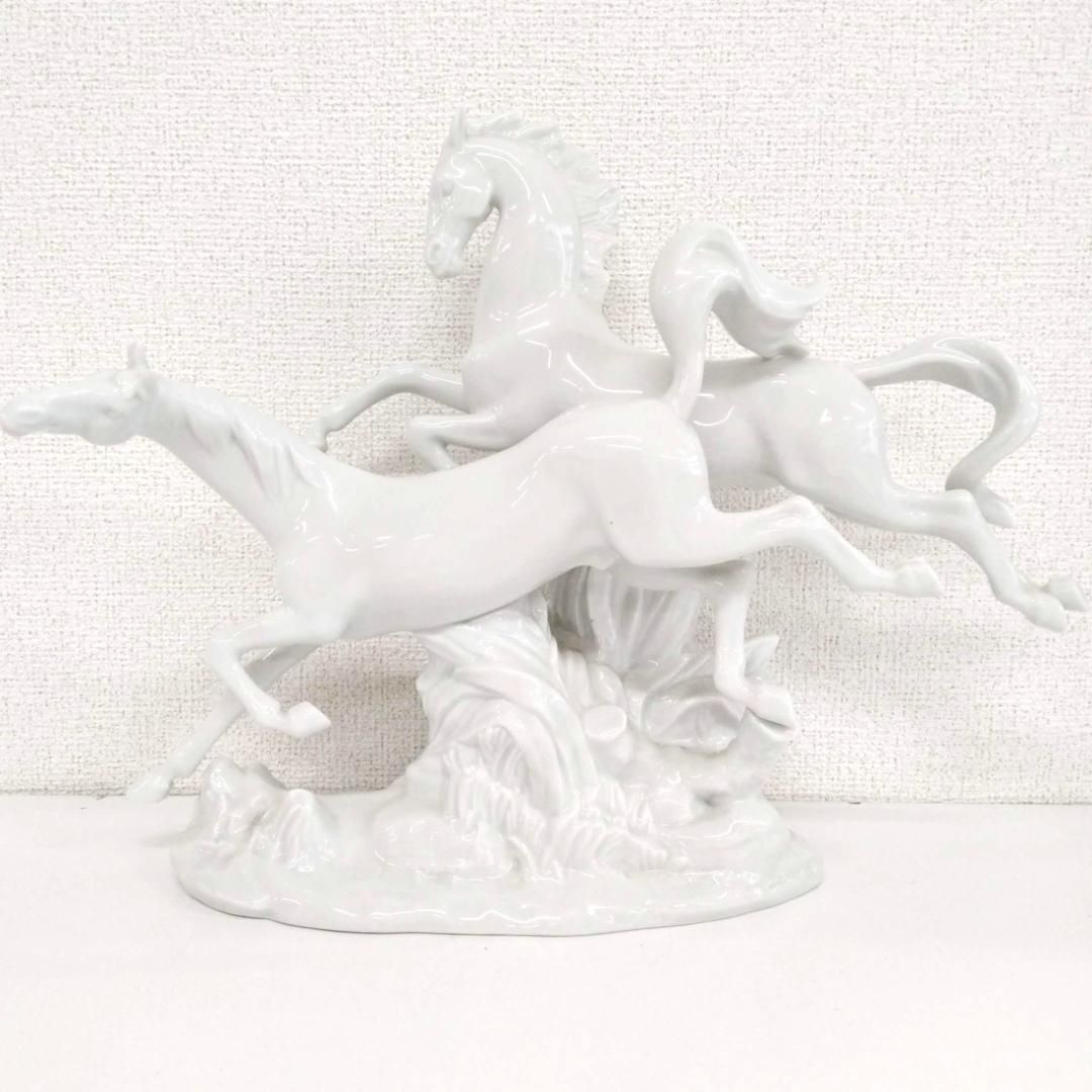 LLADRO リヤドロ 2頭の馬 駆ける馬 陶器 置き物 フィギュリン - メルカリ