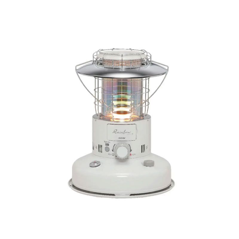 メーカー正規品 TOYOTOMI トヨトミ 石油ストーブ RL-2524-W レインボーガラス 電子点火 消臭 安全設計 対流型