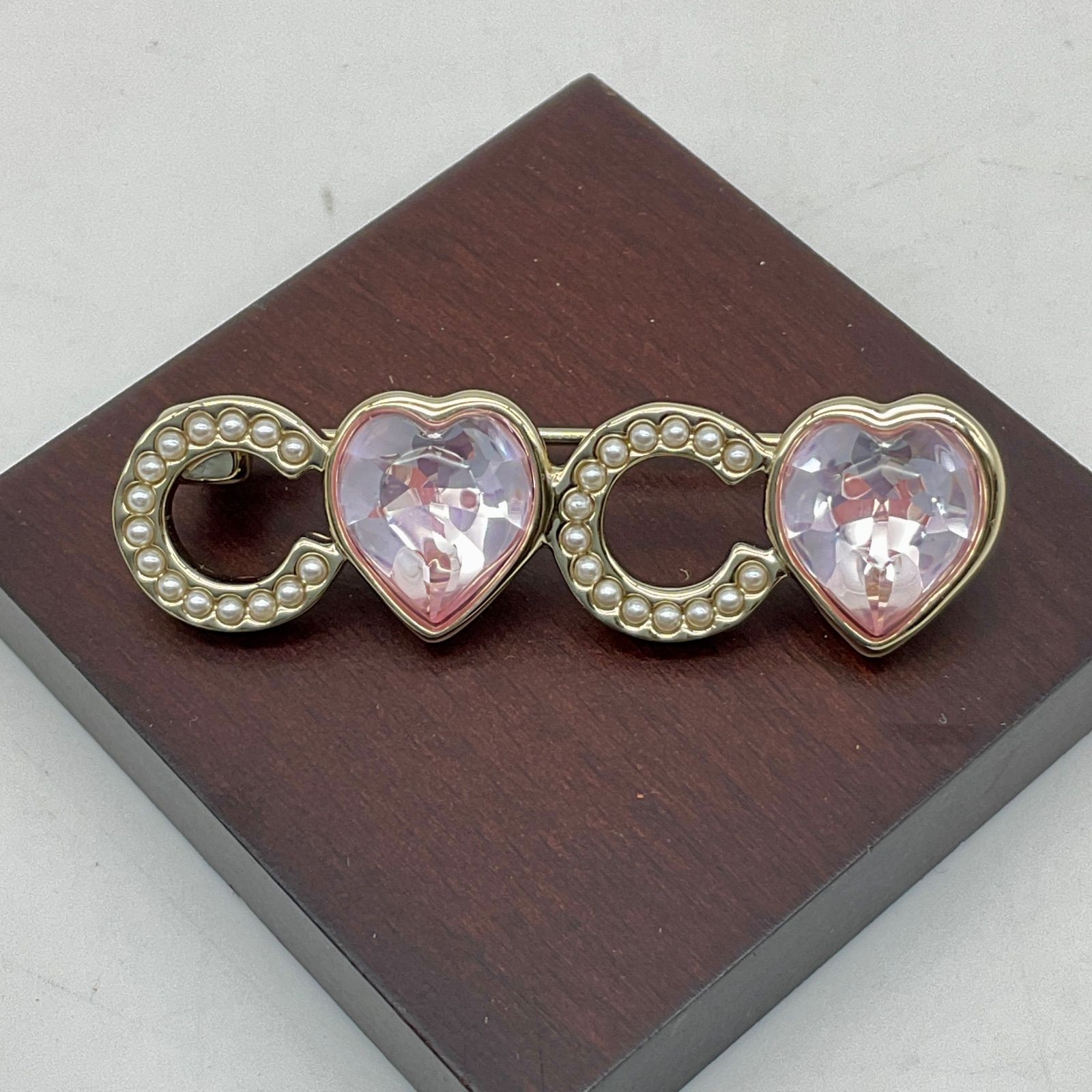 CHANEL シャネル COCO ブローチ コサージュ GP フェイクパール CHANEL シャネル COCO ブローチ コサージュ GP フェイクパール