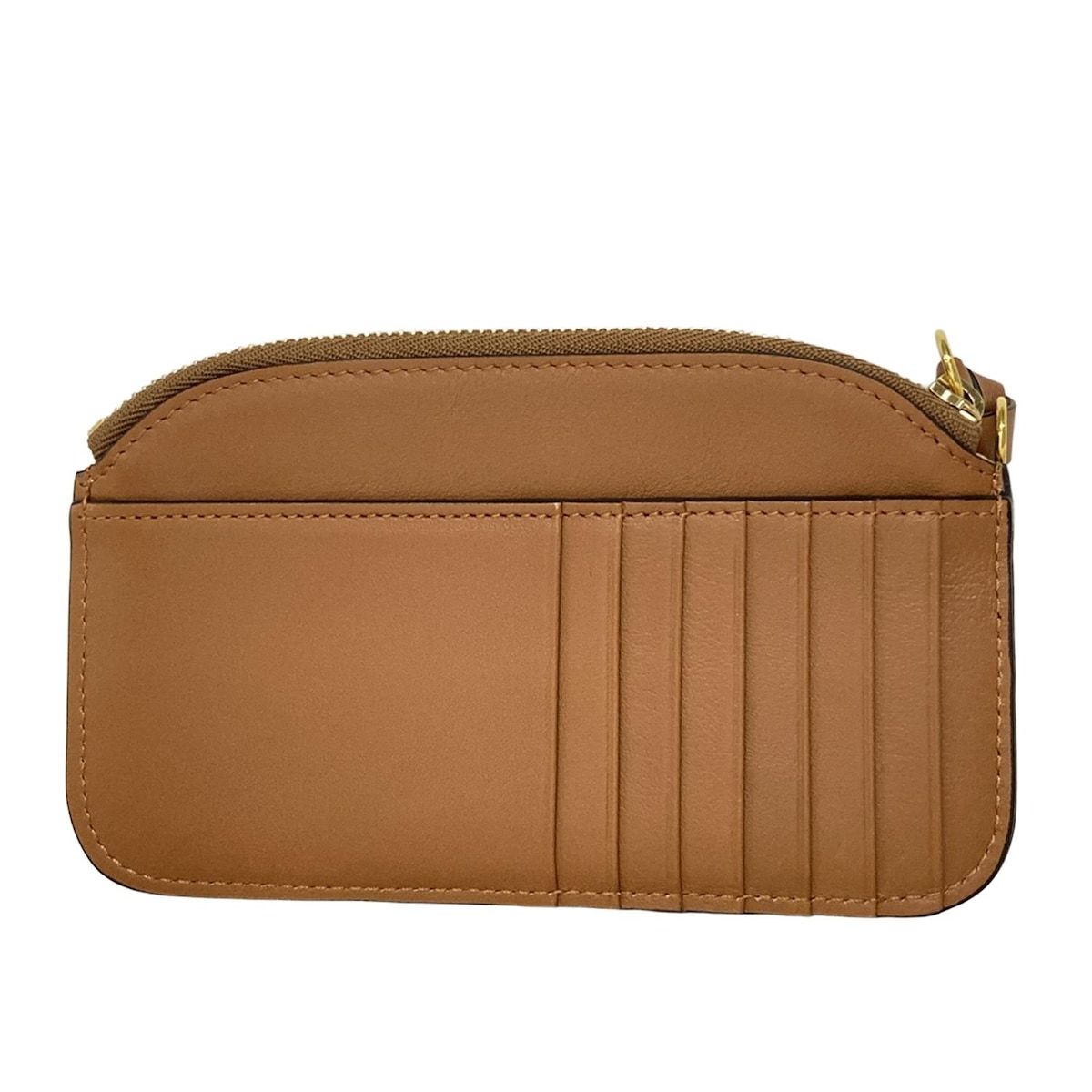 Chloe クロエ コインケース - ブラウン 馬 レザー