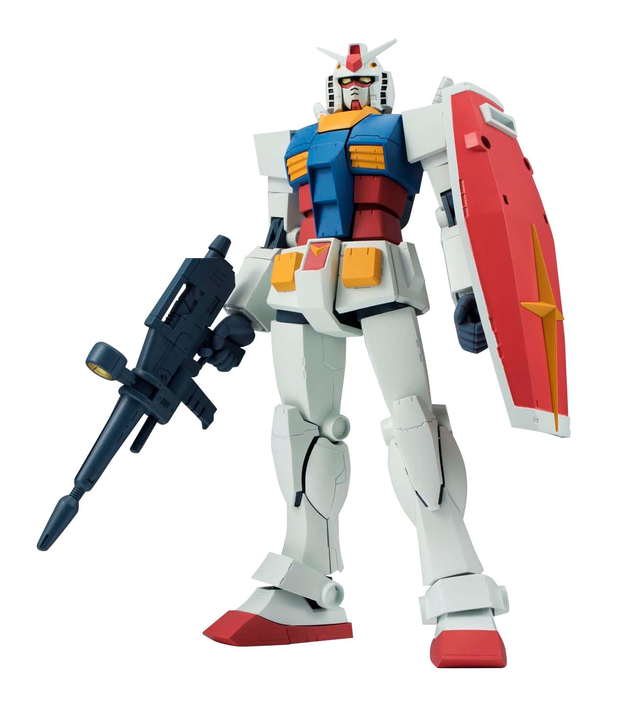 ROBOT魂 機動戦士ガンダム [SIDE MS] RX-78-2 ガンダム ver. A.N.I.M.E. 再販 約125mm ABSu0026PVC製 塗装済み可動フィギュア