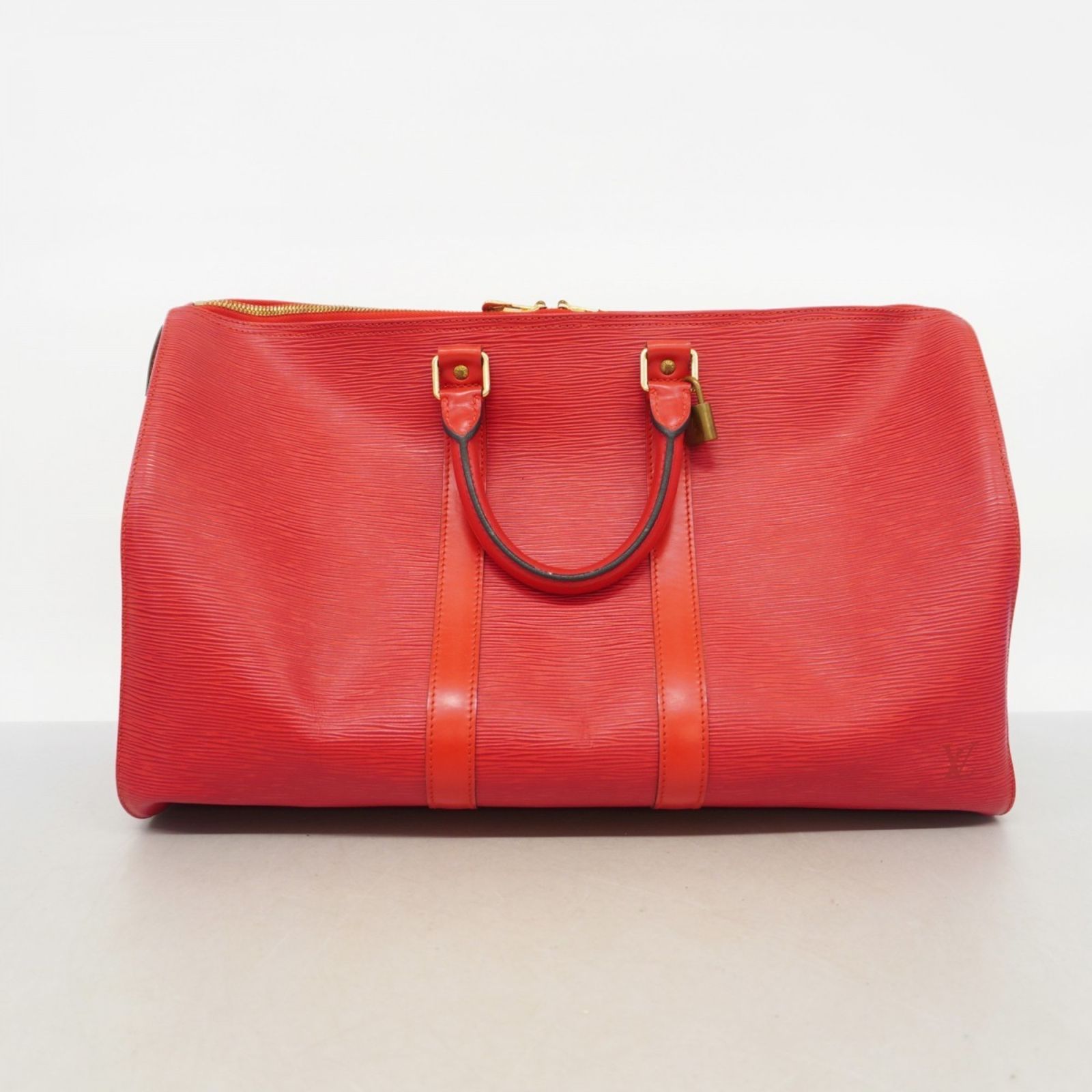 LOUIS VUITTON キーポル45M42977　エピカスティリアンレッド ルイヴィトン エピ キーポル45 ボストンバッグ カスティリアン