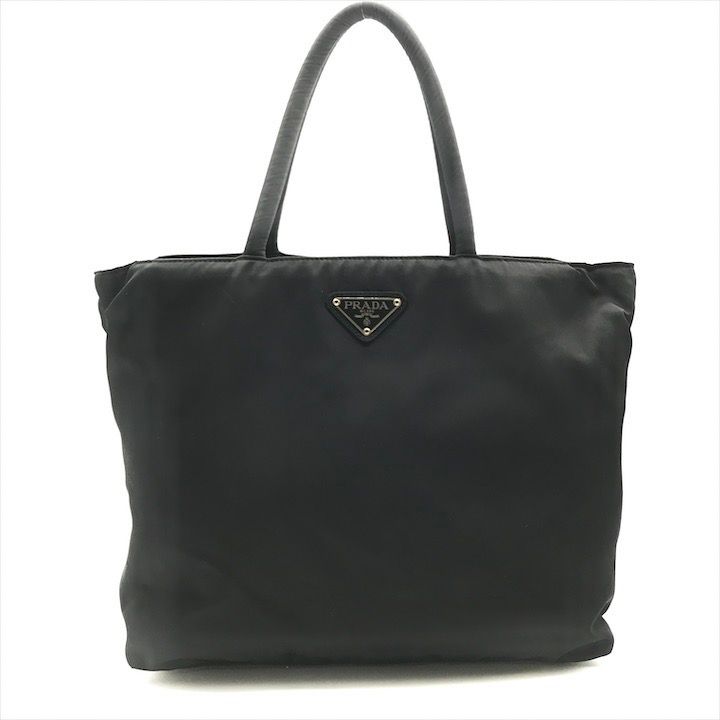 美品 プラダ PRADA テスート トライアングルロゴ シティー