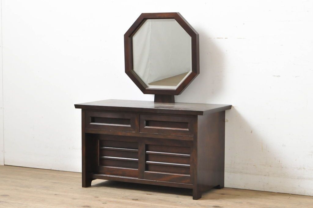 ☆事前問合せ必須☆ 松本民芸家具 八角鏡台 絶版品 #303型 小振り