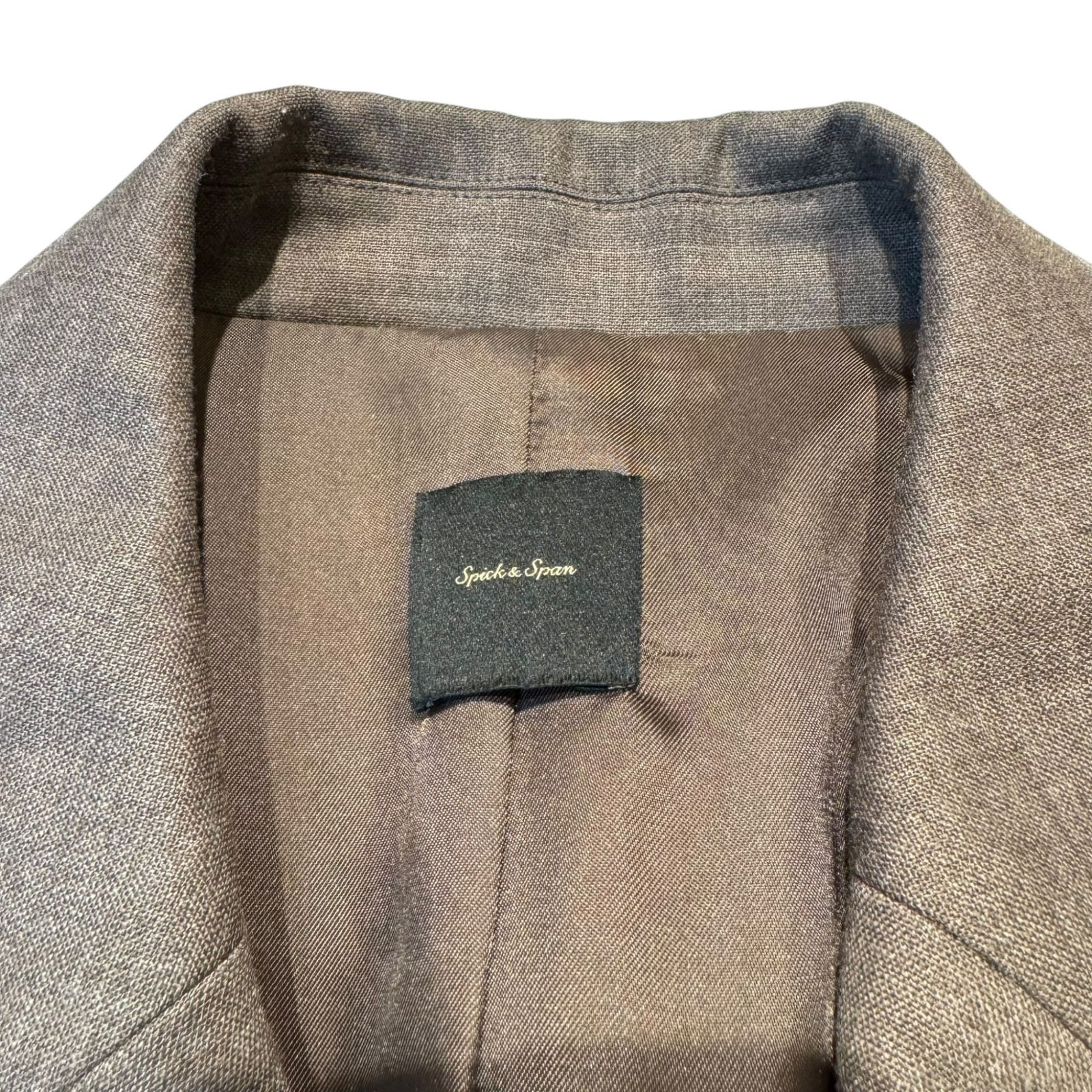 Spick&span ダブルクロスピークドラペルジャケット Spick & Span（スピックアンドスパン）の「ダブルクロスピークド