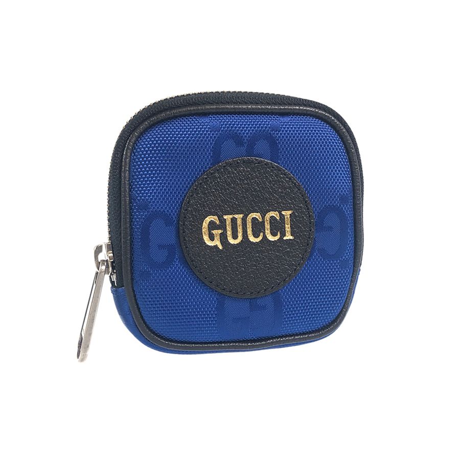 グッチ GUCCI オフザグリッド 645060 ブルー キャンバス レザー