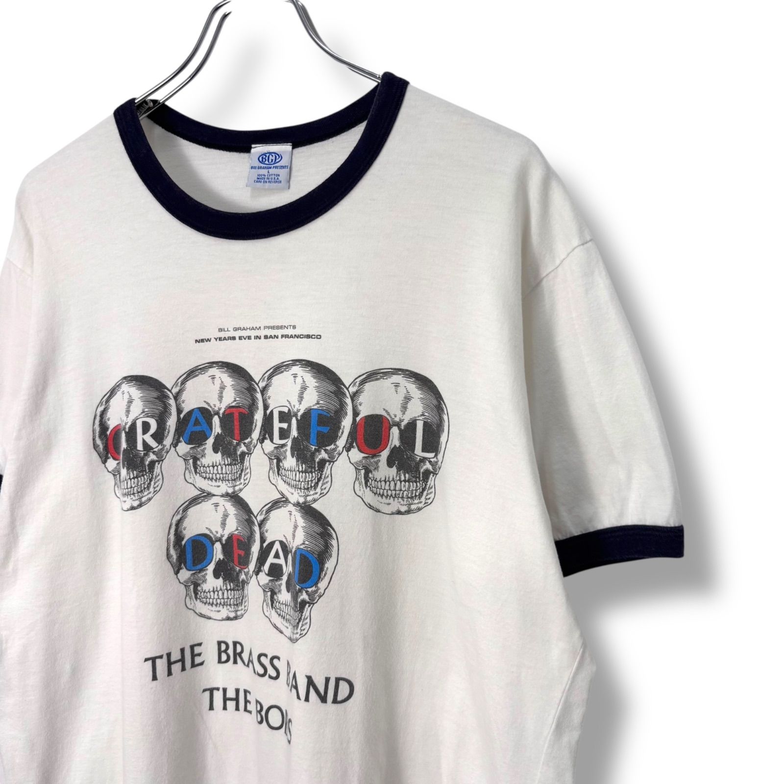 Special】 80s Grateful Dead Ringer T-Shirt Made in USA 【L
