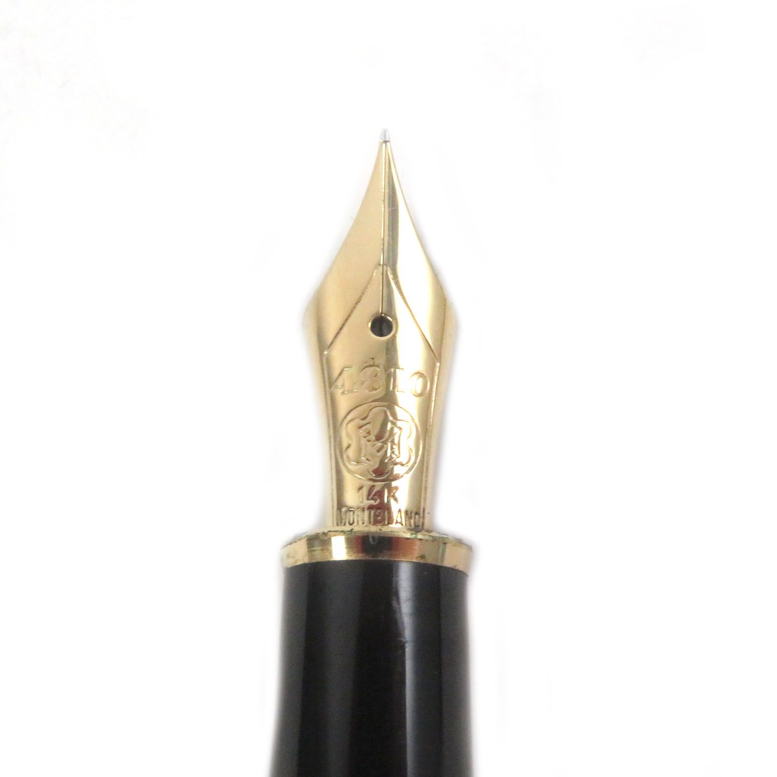 良品□MONTBLANC モンブラン マイスターシュテュック クラシック ペン先14K EFニブ キャップ式 万年筆 ブラック ゴールド ドイツ製 メンズ 良品□MONTBLANC モンブラン マイスターシュテュック クラシック ペン
