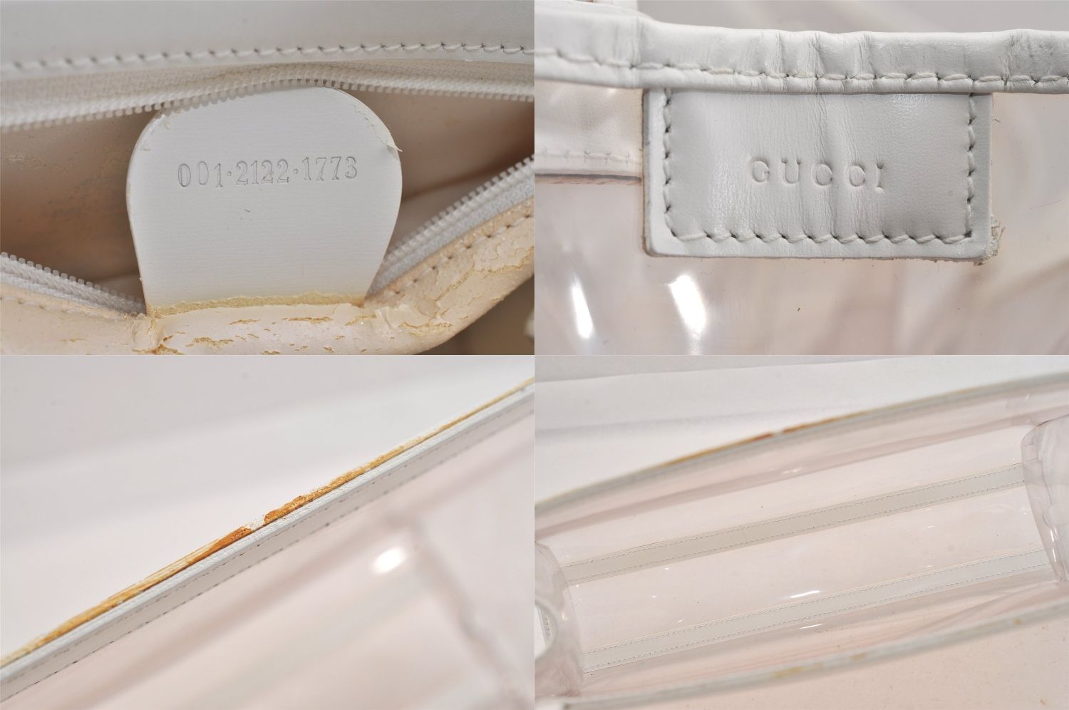 GUCCI グッチ ツーインワン ショルダーハンドバッグ ビニール