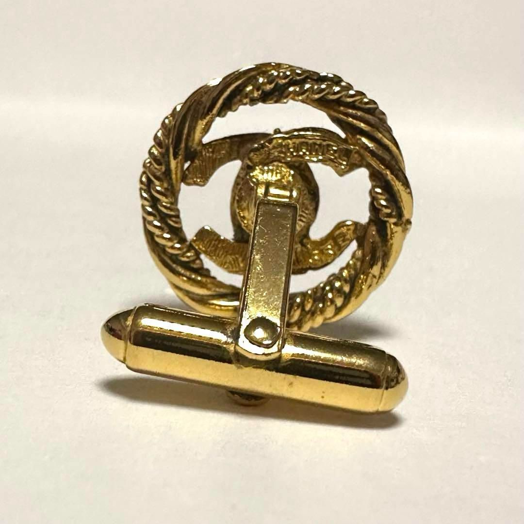 シャネル CHANEL カフスボタン カフスリンク ココマーク GP ゴールド
