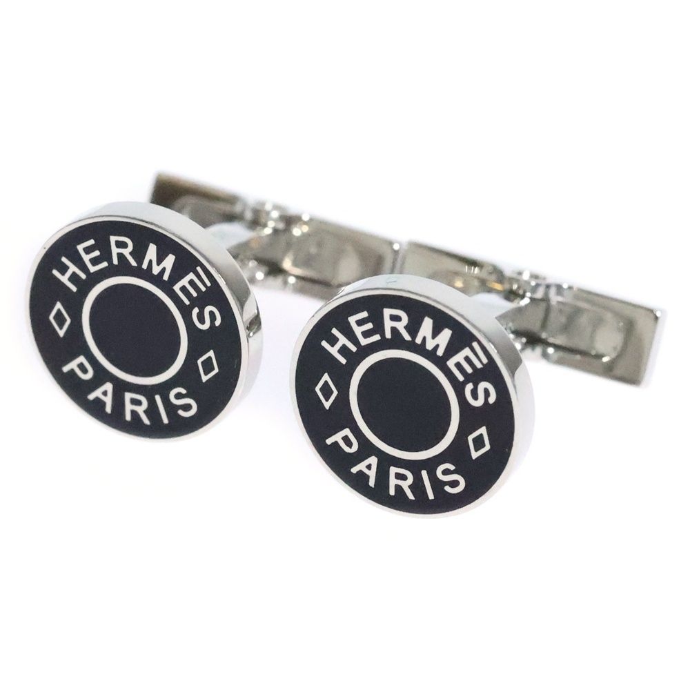 HERMES エルメス リコル2 カフリンクス ブラック H052056